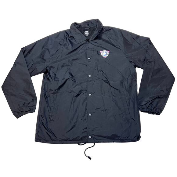 Vans x Disney Torrey 80s Mickey Mouse Jacket Adult XXL Black Windbreaker New - Picture 4 of 10
